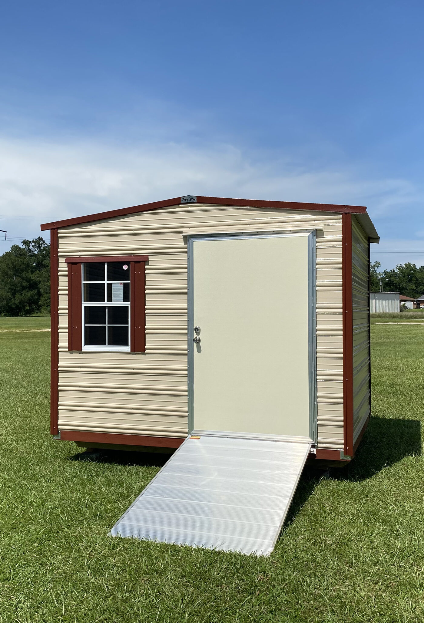 Aluminum shed by Banner Buildings in Columbus GA
